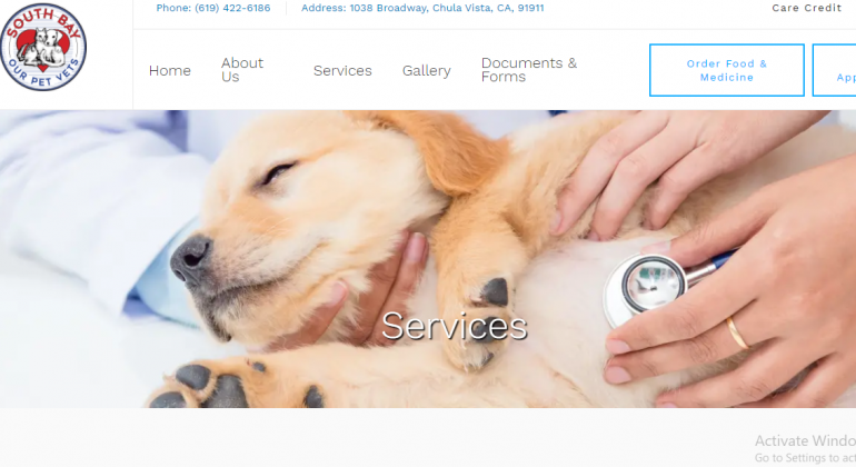 south-bay-pet-veterinary-website-designs